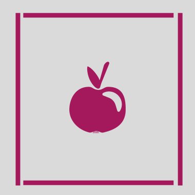 Renkli lezzetli elma vektör çizim