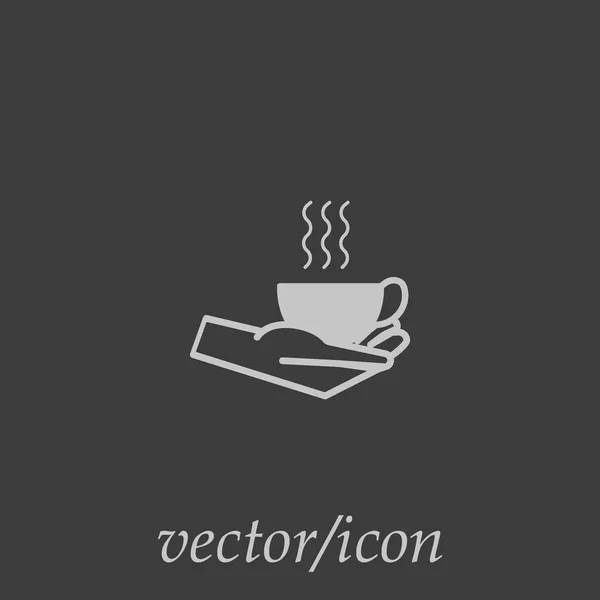 Délicieuse Tasse Chaude Café Illustration Vectorielle Thé — Image vectorielle