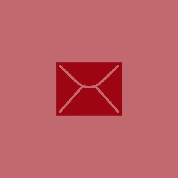 Minimalistic Vector Icon Letter Envelope — Stock Vector