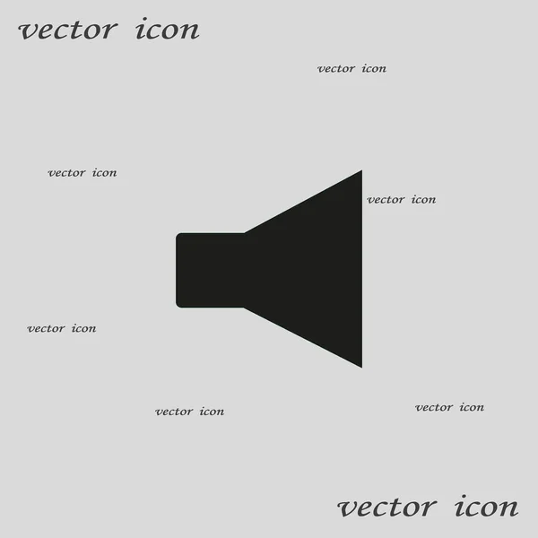 Megafon Einfache Icon Vektor Illustration — Stockvektor