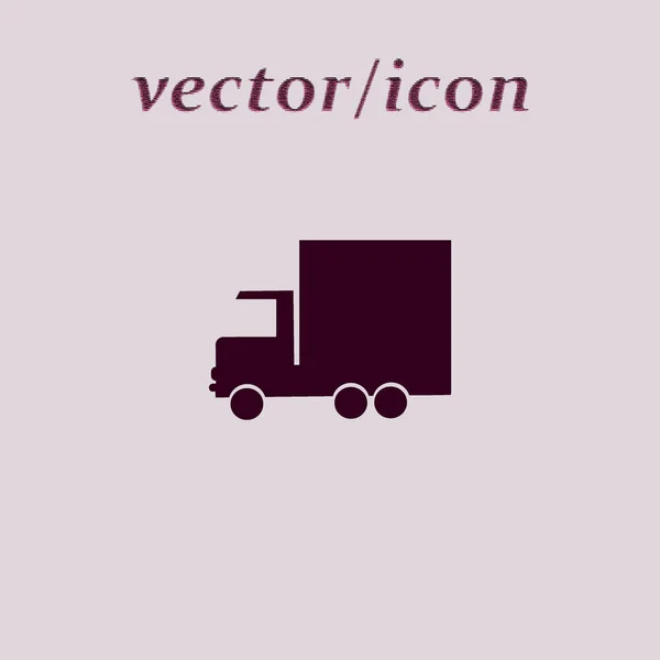 Minimalistisk Transport Bil Vektor Symbol — Stock vektor