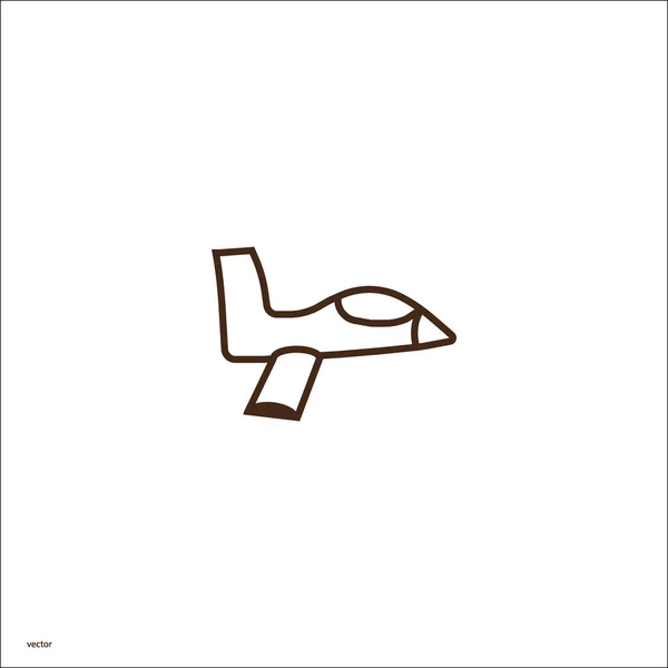 Πρότυπο Λογότυπο Ανατολίτικο Αεροπλάνο — Διανυσματικό Αρχείο