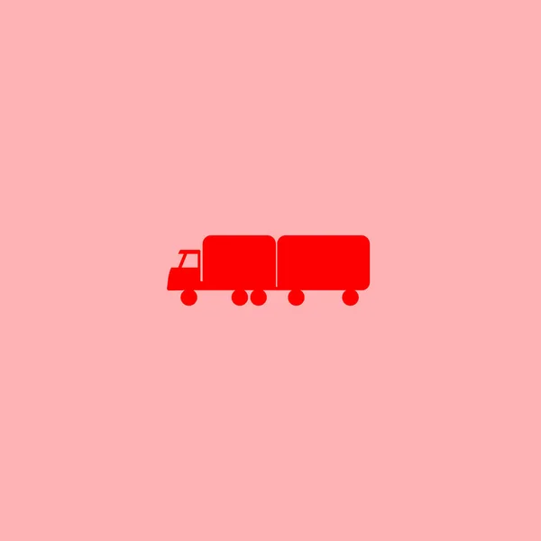 巨大的交付卡车向量例证 — 图库矢量图片