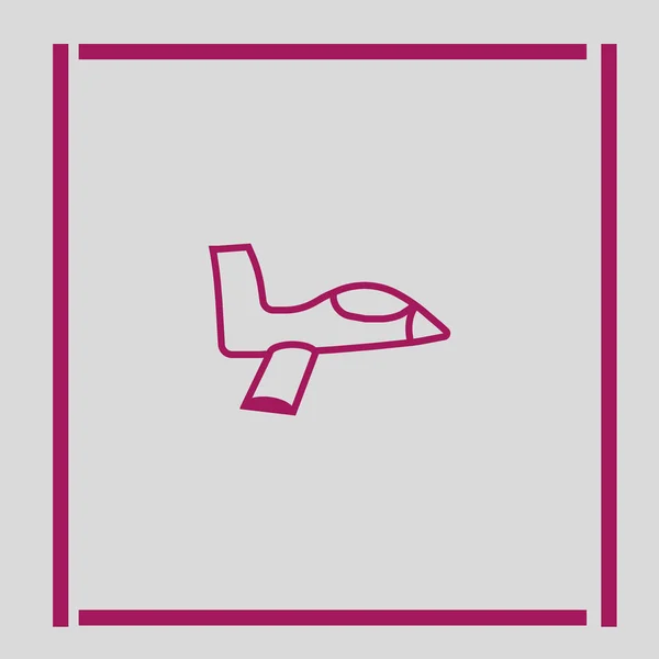 Plantilla Logotipo Del Avión Oriental — Vector de stock