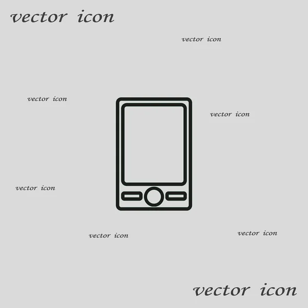 Иконка Смартфона Векторная Иллюстрация — стоковый вектор