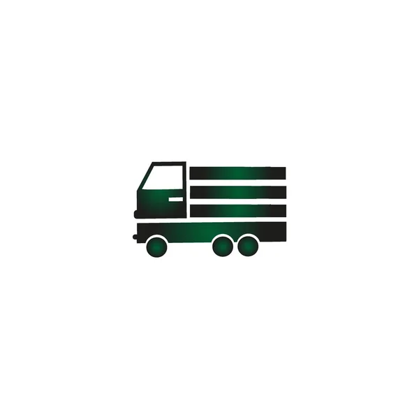 Huge Delivery Truck Vector Illustration — Stock Vector