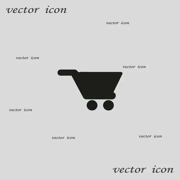 Icône Minimaliste Panier Illustration Vectorielle — Image vectorielle