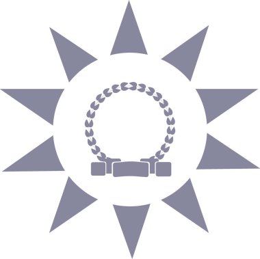 kupa düz simgesi, vektör illüstrasyonu 