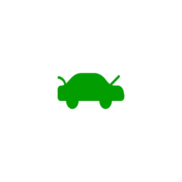 Binek Otomobil Minimalist Vektör Simgesi — Stok Vektör