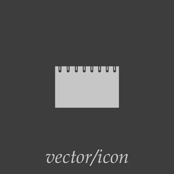 Portátil Icono Plano Vector Ilustración — Vector de stock