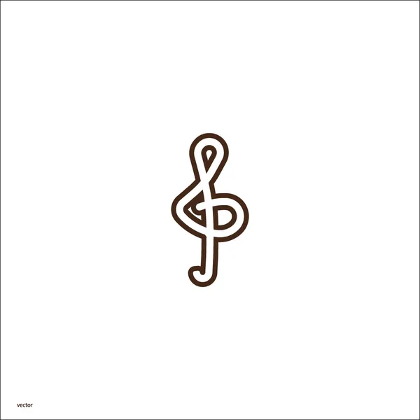 Clef Icône Plate Illustration Vectorielle — Image vectorielle