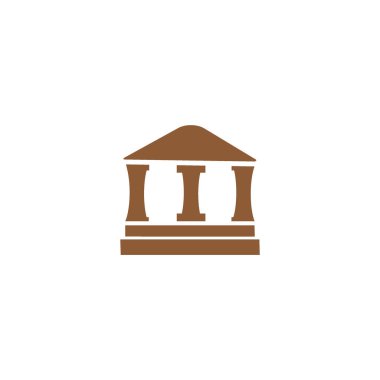 ev düz simgesi, vektör illüstrasyonu