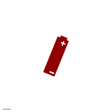 Bir pil vektör çizim