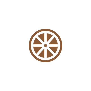 minimalist vektör simge dilimlenmiş limon