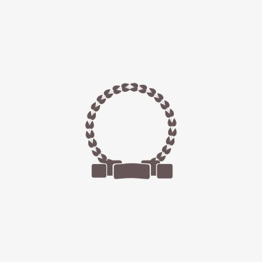 kupa düz simgesi, vektör illüstrasyonu  