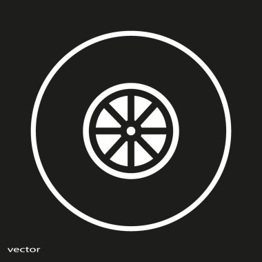 minimalist vektör simge dilimlenmiş limon