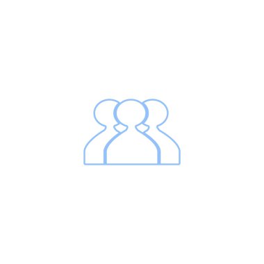 ekip çalışması düz simgesi, vektör çizim  