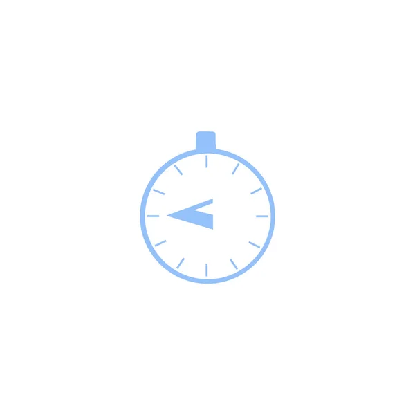 Stopwatch Icono Web Ilustración Vectorial Minimalista — Vector de stock