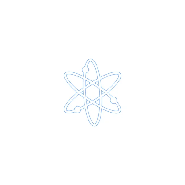 Molekulare Verbindung Flaches Symbol Vektor Illustration — Stockvektor