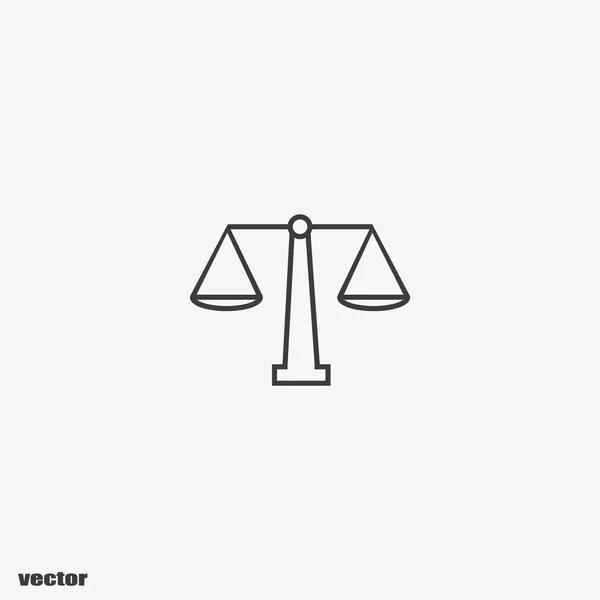 Señora Justicia Libra Vector Ilustración — Vector de stock