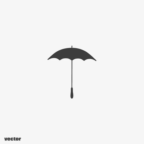 Vector Illustration Icon Open Umbrella — Stock Vector