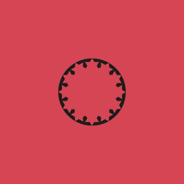 ekip çalışması düz simgesi, vektör çizim  