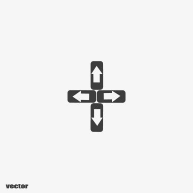 Renkli oklar illüstrasyon vektör