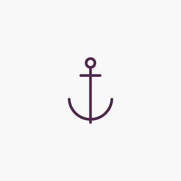 Anchor 아이콘 Vector Illustration — 스톡 벡터