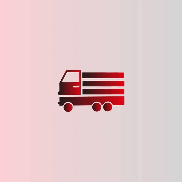 Riesige Lieferwagen Vektor Illustration — Stockvektor