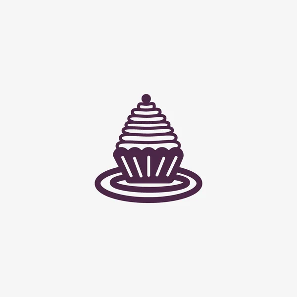 Bunte Appetitliche Kuchen Vektor Illustration — Stockvektor