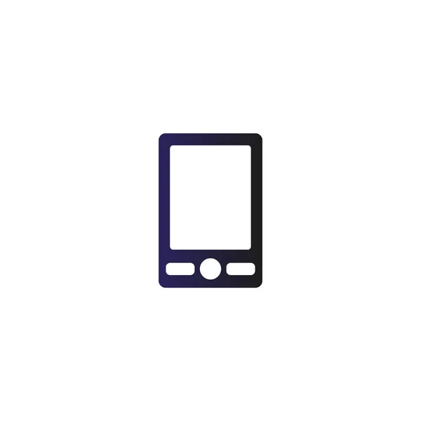 Smartphone Icono Plano Ilustración Vectorial — Vector de stock