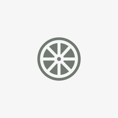 minimalist vektör simge dilimlenmiş limon