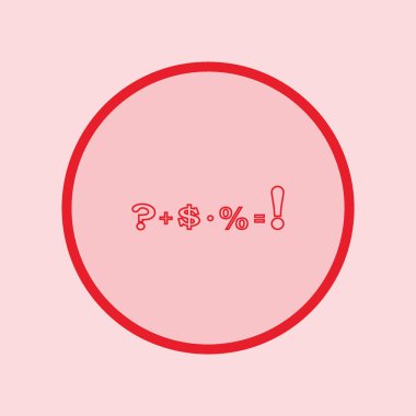 formül matematiksel semboller, eğitim kavramı