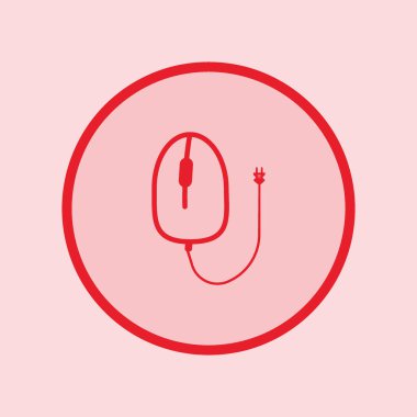 bilgisayar fare düz kutsal kişilerin resmi, vektör, illüstrasyon