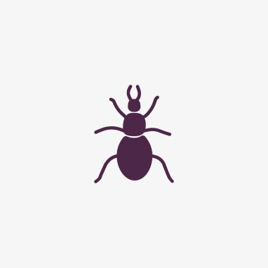 stag-beetle flat icon, vector, illustration clipart