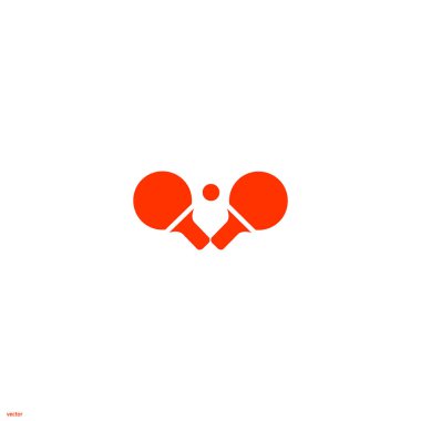 Raketleri ve tenis oynamak için topu illüstrasyon vektör