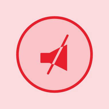 megafon basit simge vektör çizim