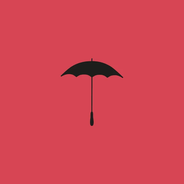 Vector Illustration Icon Open Umbrella — Stock Vector