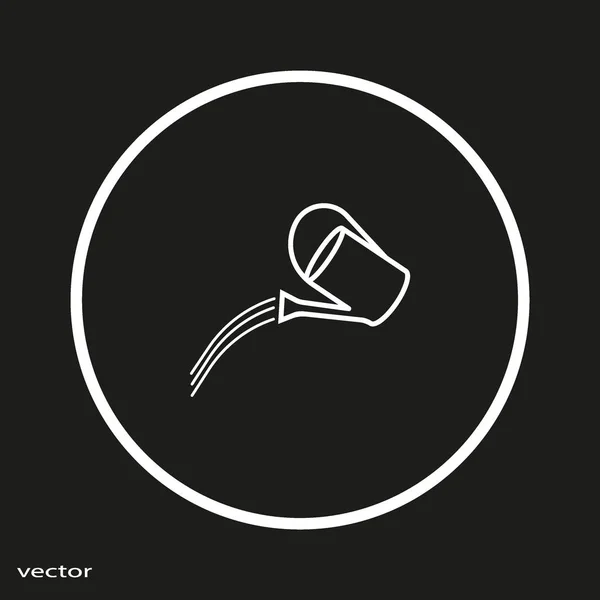 Ikona Webové Konev Vektorové Ilustrace — Stockový vektor
