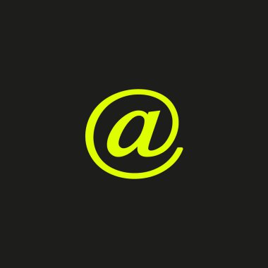 basit minimalisitc vektör simgesi simgesi