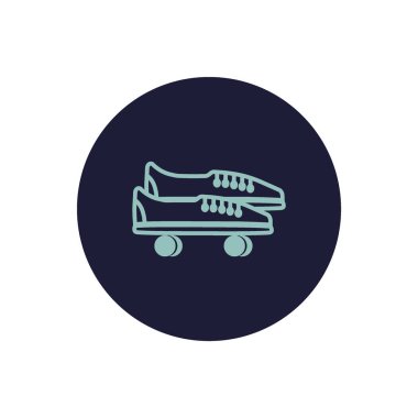 Çift renkli vektör çizim fırıldaklı