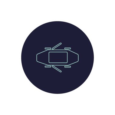 Binek otomobil minimalist vektör simgesi