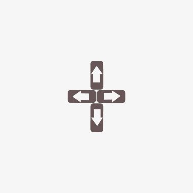 Renkli oklar illüstrasyon vektör