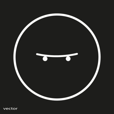 Küçük kaykay vektör çizim