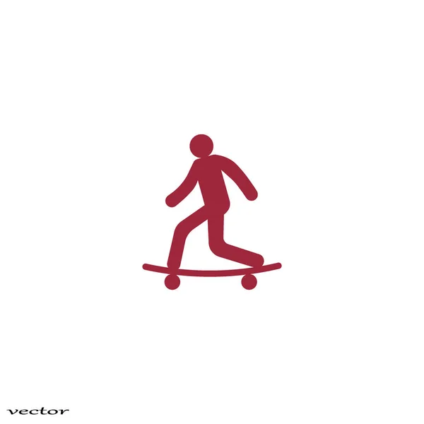 Man Skateboard Vector Illustration — Stock Vector