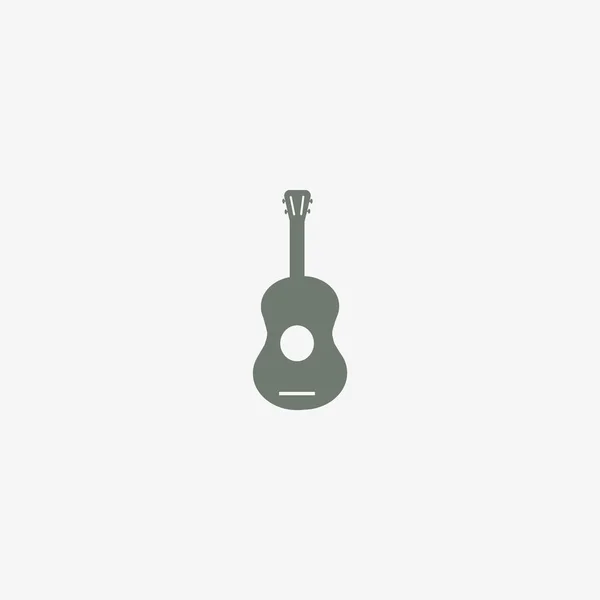 Ícone Web Guitarra Ilustração Vetorial — Vetor de Stock