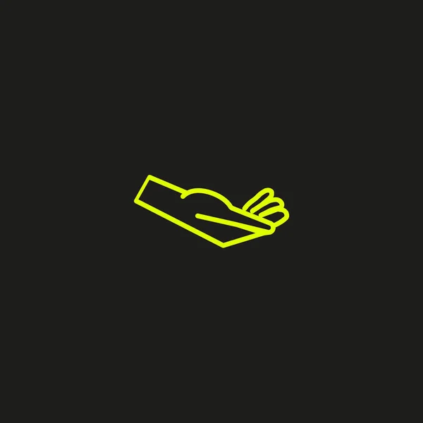 Векторна Іконка Ілюстрація Людської Руки — стоковий вектор