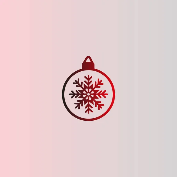 Bunte Weihnachtsbaumkugel Vektor Illustration — Stockvektor