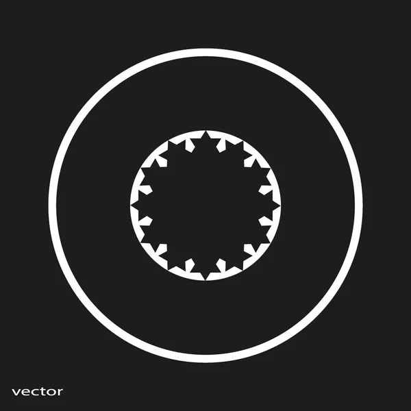Иконка Командной Работы Векторная Иллюстрация — стоковый вектор