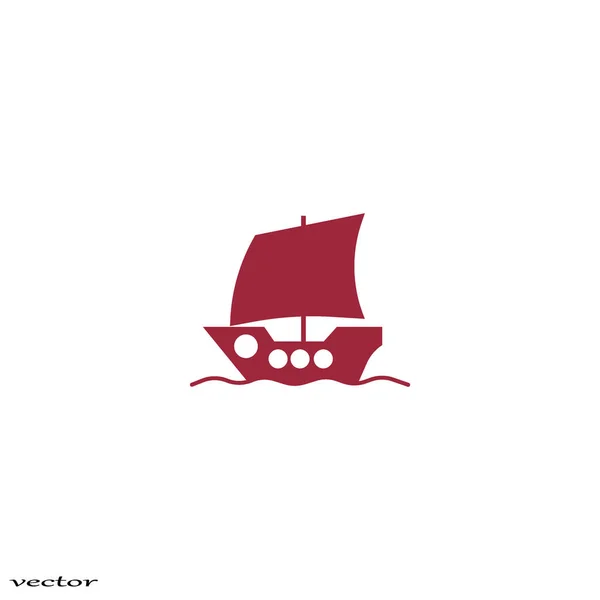 Boat Dollar Sign Sail Vector Illustration — Stock Vector